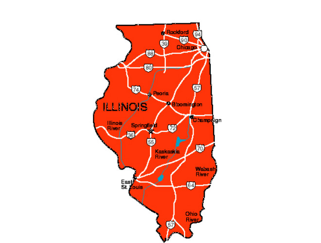 Illinois State Map