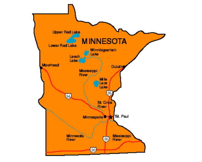 Minnesota State Map