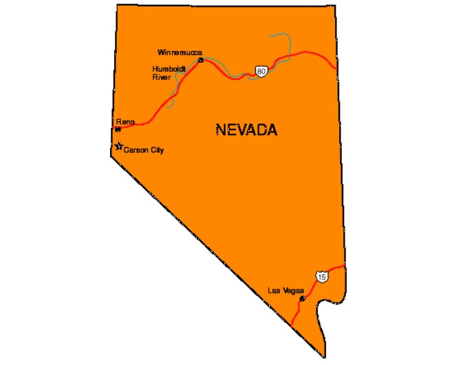 Nevada State Map