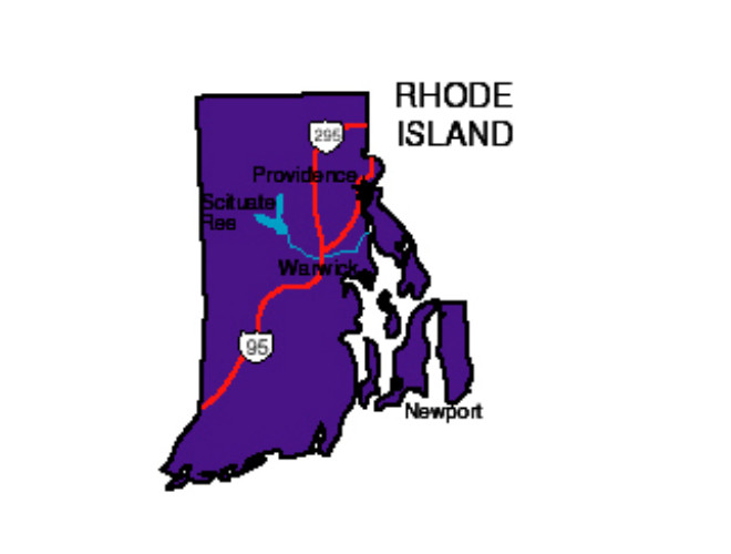 Rhode Island State Map