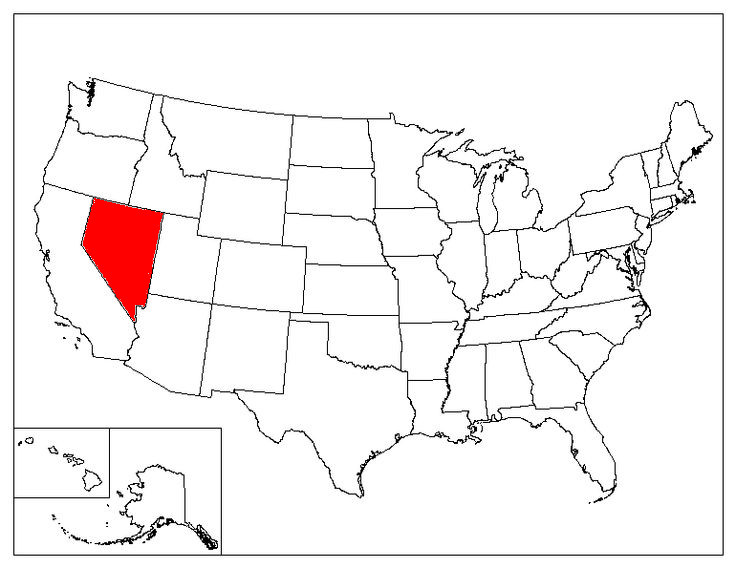 Nevada Location In The US