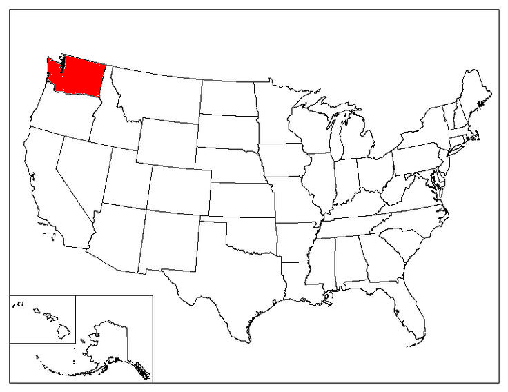 Washington Location In The US